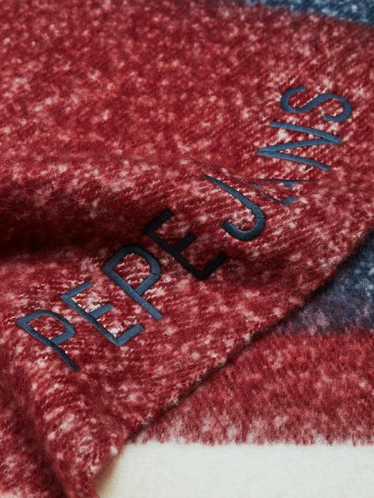 Pepe Jeans Chelsea Women's Wool Scarf Winter Red PL110635-274