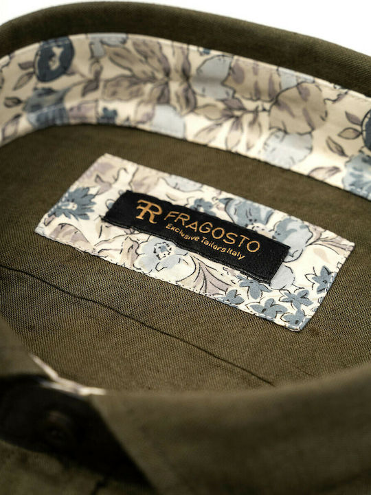 Fragosto Linen Shirt by the serie Exclusive - SS21CS02 005 Khaki