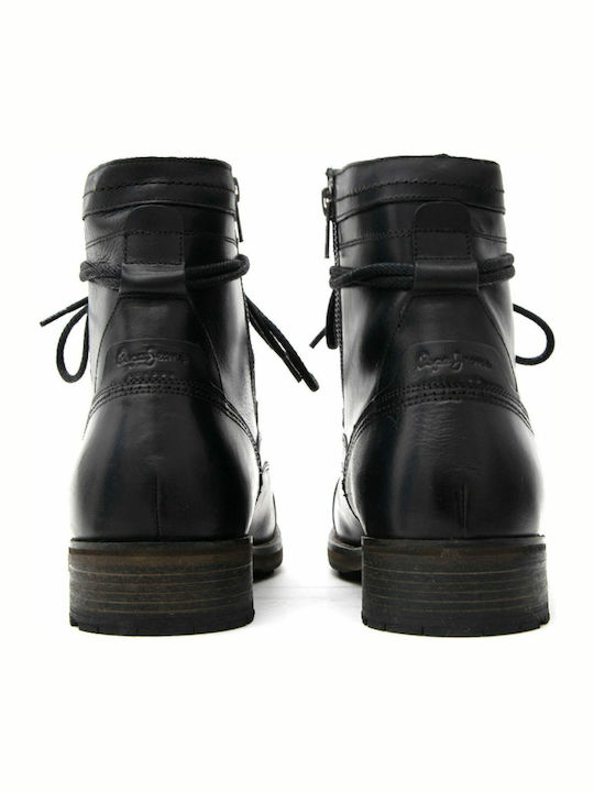 Melting Leather Black Boots