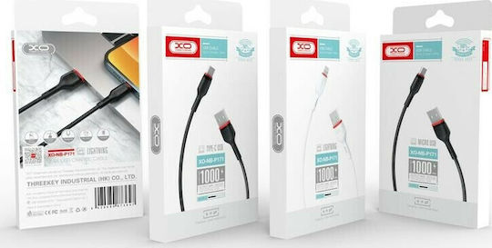 XO NB-P171 USB-A to Lightning Cable White 1m