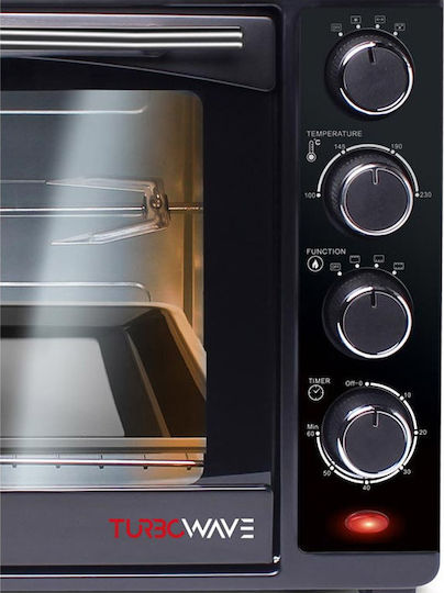 Turbotronic Ηλεκτρικό Φουρνάκι 35lt Χωρίς Εστίες