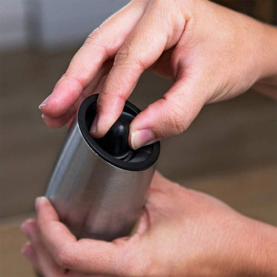 Cecotec Instantmill Gravity Σετ Ηλεκτρικοί Μύλοι Μπαχαρικών Inox σε Ασημί Χρώμα 2τμχ