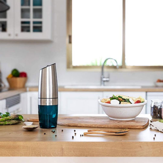 Cecotec Instantmill Gravity Σετ Ηλεκτρικοί Μύλοι Μπαχαρικών Inox σε Ασημί Χρώμα 2τμχ