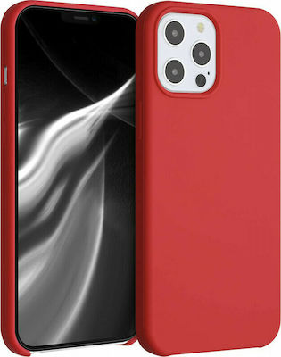 KWmobile Rubber Silicone Back Cover Red (iPhone 12 Pro Max)