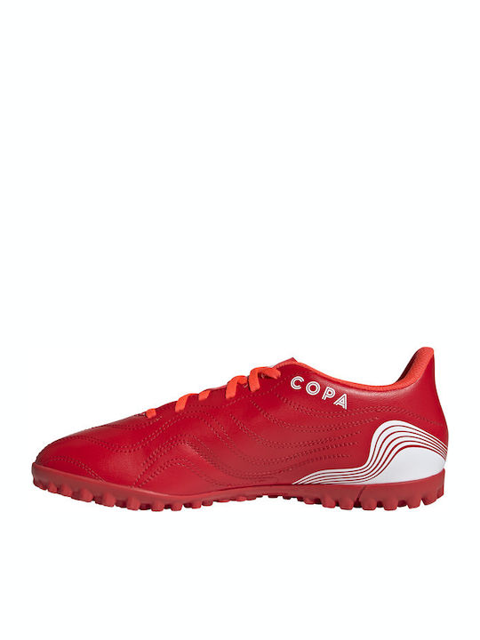 Adidas Copa Sense.4 Turf Χαμηλά Ποδοσφαιρικά Παπούτσια με Σχάρα Κόκκινα