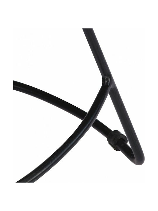 Stool Bar Wooden Mango wood / Black 2pcs 45x40x62cm