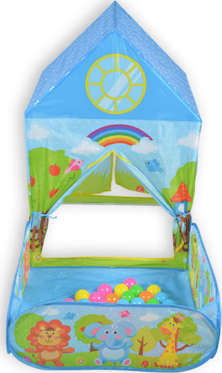Moni Kids House Play Tent Zoo for 3+ years Multicolour