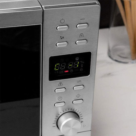 Cecotec Grandheat 2000 Microwave Oven with Grill 20lt Inox