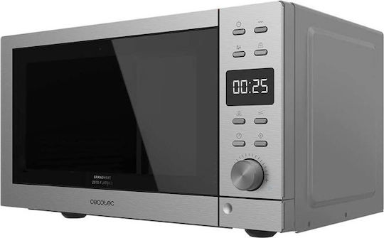 Cecotec Grandheat 2000 Flatbed Microwave Oven with Grill 20lt Inox