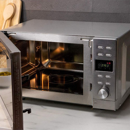 Cecotec Grandheat 2000 Microwave Oven with Grill 20lt Inox