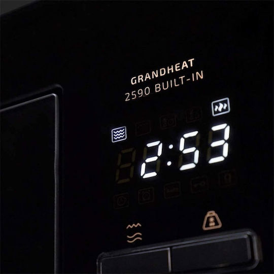 Cecotec Grandheat 2590 Built-in Blackrose Εντοιχιζόμενος Φούρνος Μικροκυμάτων με Grill 25lt Μαύρος