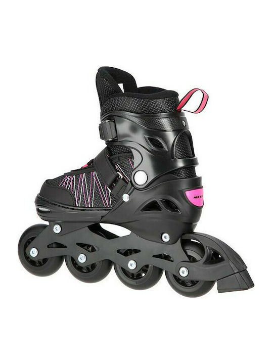 Nils NH11912 A 2-in-1 Kids Adjustable Inline Rollers Black