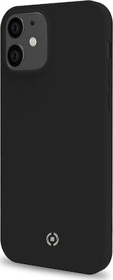 Celly Cromo Silicone Back Cover Black (iPhone 12 mini)