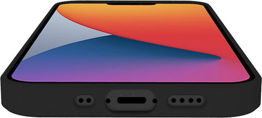 Celly Cromo Back Cover Silicone Black (iPhone 12 mini)