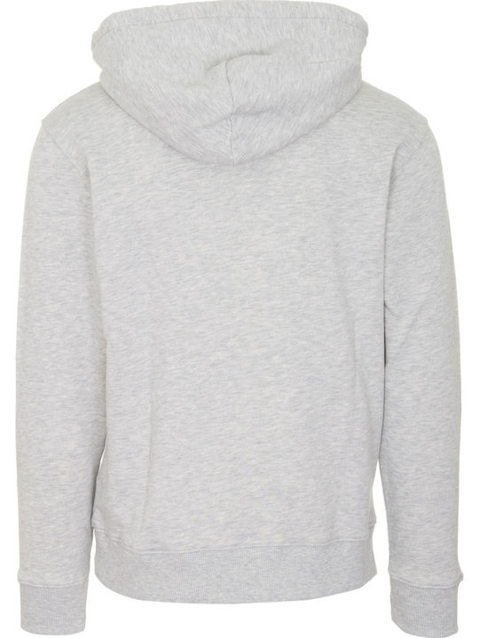 Sweatshirt Fleece with Hood Gray