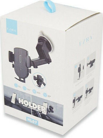 Ezra Car Mobile Mount with Adjustable Hooks Black