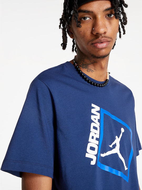 Jumpman Box T-shirt Midnight Navy / White