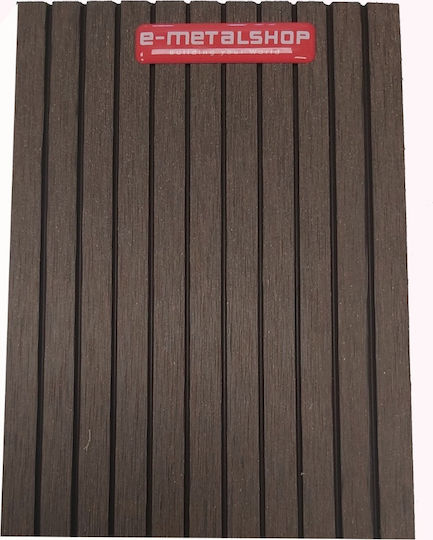 Dedron Deck Περίφραξης Κήπου Coffee από WPC 290x11x2εκ. Καφέ