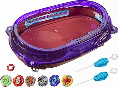 Hasbro Beyblade Burst Surge Speedstorm Slayer Showdown Battle Set F0661 pentru vârsta de 8+ ani