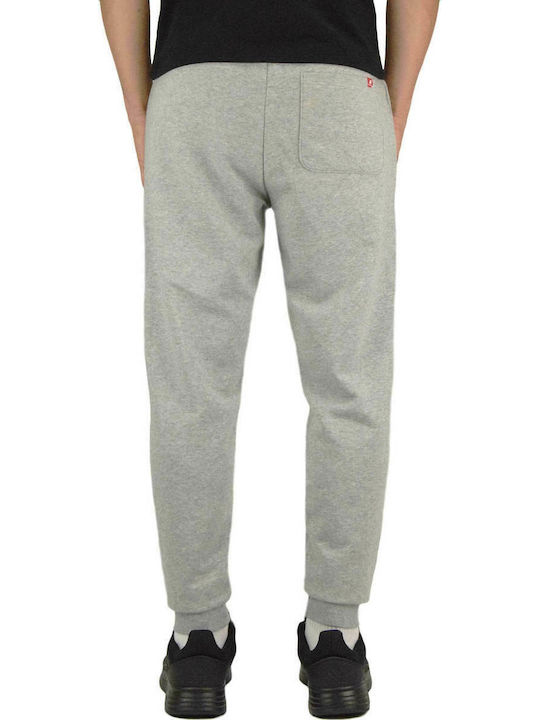 New Balance Essentials Embroidered Men's Sweatpants with Rubber Athletic Grey