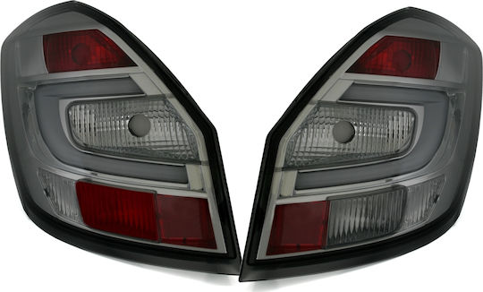 Tinted Taillights LED Skoda Fabia 2 Pieces