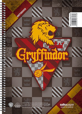 Salko Paper Spiral Caiet Cu dungi B5 60 de Foi 2 de Subiecte School Pride Harry Potter 1buc (Diverse modele/culori)