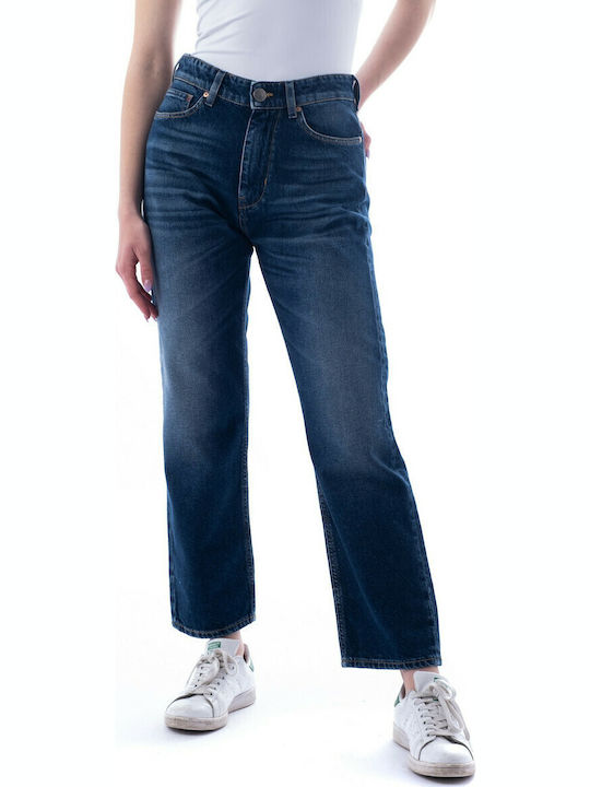 Alex M221 High Waist Women's Jean Trousers in Mom Fit