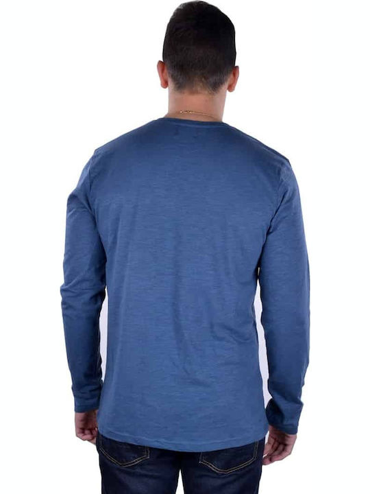 Paco & Co 200300 Men's Long Sleeve Blouse Raf Blue