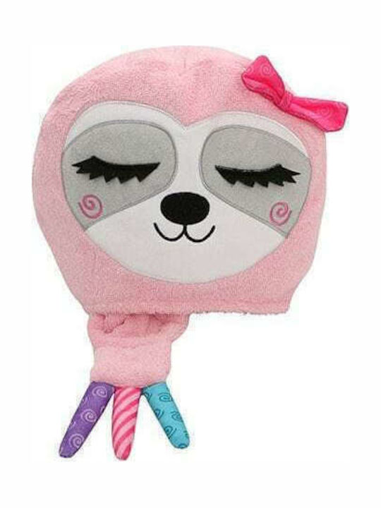 Zoocchini Halat De Baie Pentru Bebeluşi Cu Glugă Sadie The Sloth Roz 127x55cm