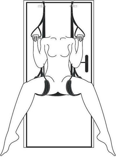 Easytoys Over the Door Swing Κούνια σε Μαύρο Χρώμα
