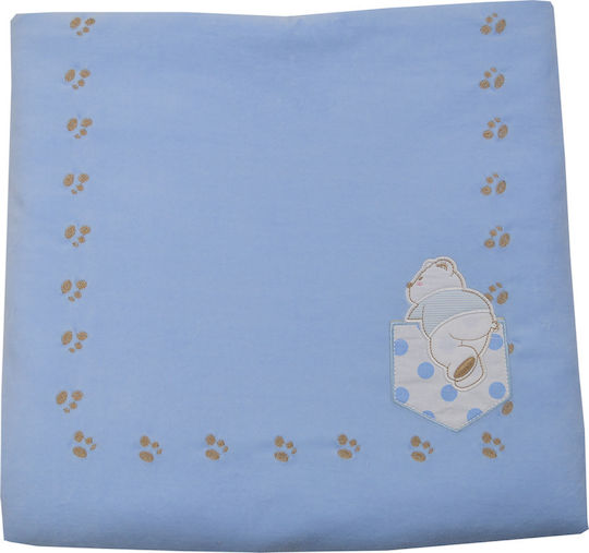 Bebe Stars Pătură Pepinieră Swaddling Cu Ursuleț Bear Stripes 90x110cm
