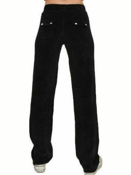 Sweatpants Velvet Black