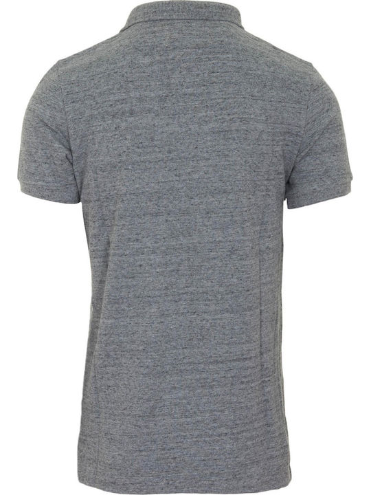 Superdry Herren Kurzarmshirt Polo Gray