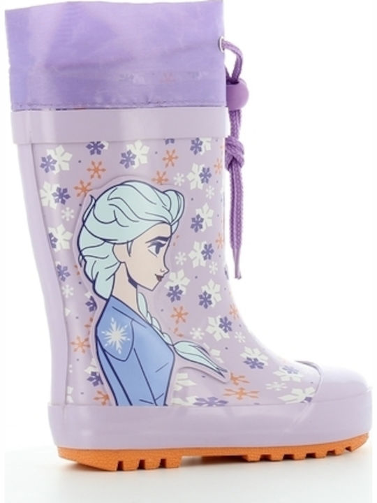 Παιδικές Γαλότσες Frozen Λιλά