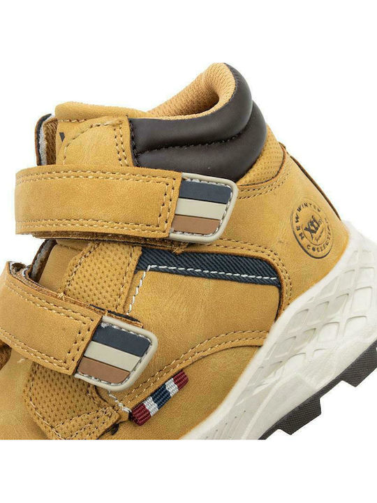 Kinderstiefeletten mit Klettverschluss Gelb