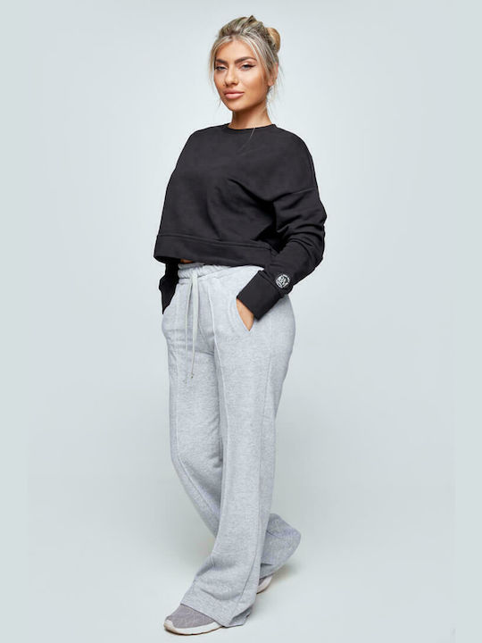 Jogginghose Breit Gray