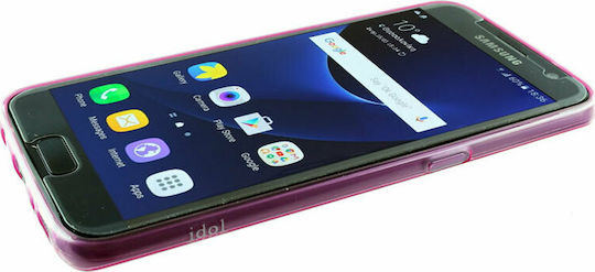 Idol 1991 Ultra Thin Back Cover Σιλικόνης 0.3mm Ροζ (Galaxy S7)
