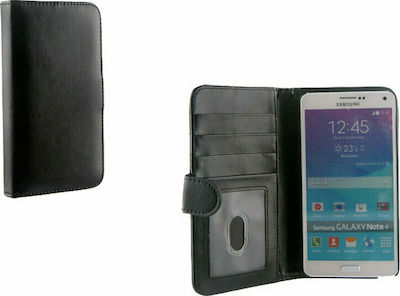 Idol 1991 2in1 Wallet Book Synthetic Leather Black (Galaxy Note 4)