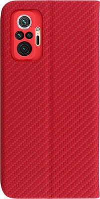 Idol 1991 Elite Anti Rfid Synthetic Leather Book Red (Redmi Note 10 Pro)