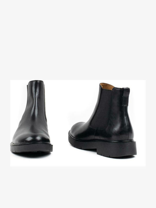D Spherica Leather Women's Chelsea Boots Black