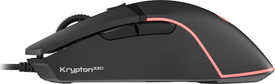 Genesis Krypton 220 RGB Gaming Mouse 6400 DPI Black