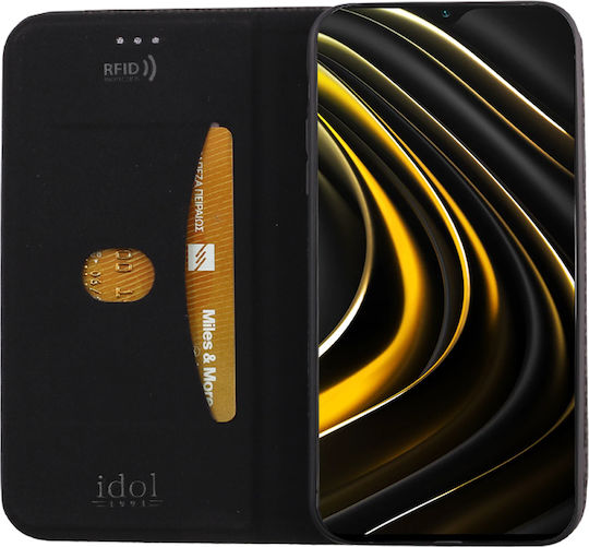 Idol 1991 Elite Anti-RFID Buchen Sie Kunststoff Schwarz (Poco M3 / Redmi 9T)