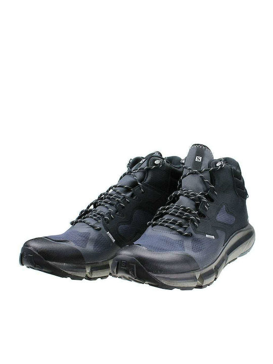 Salomon Predict Hike Mid GTX Ανδρικά Ορειβατικά Μποτάκια Αδιάβροχα με Μεμβράνη Gore-Tex Ebony / Black / Stormy Weather