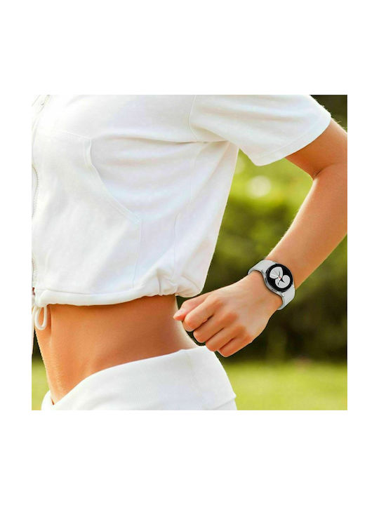 Tech-Protect IconBand Armband Silikon Grey (Galaxy Watch4/5/6/7/FE/4 Classic/6 Classic/5 Pro)