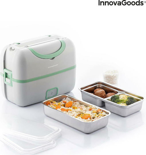 InnovaGoods Beneam electrice Cutie pentru Mâncare Termos Plastic Verde 1buc