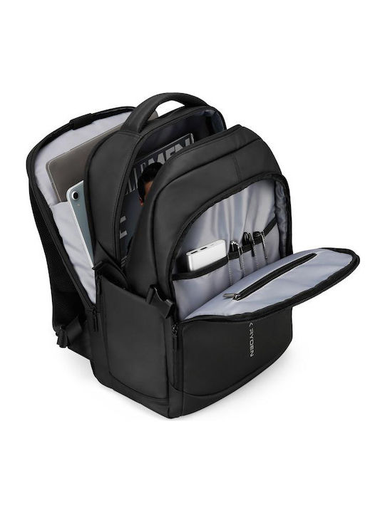 Mark Ryden MR9191DY Wasserdicht Tasche Rucksack für Laptop 15.6" in Schwarz Farbe