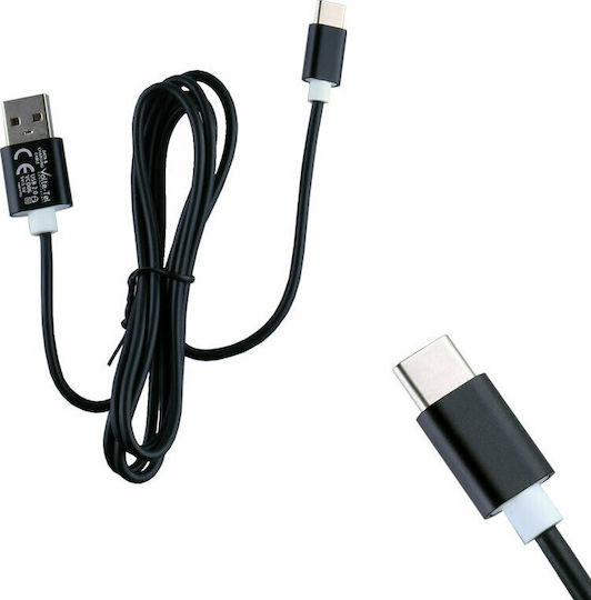 Volte-Tel USB 2.0 Кабел USB-C Мъжки - USB-A Черен 1.2м 8178887