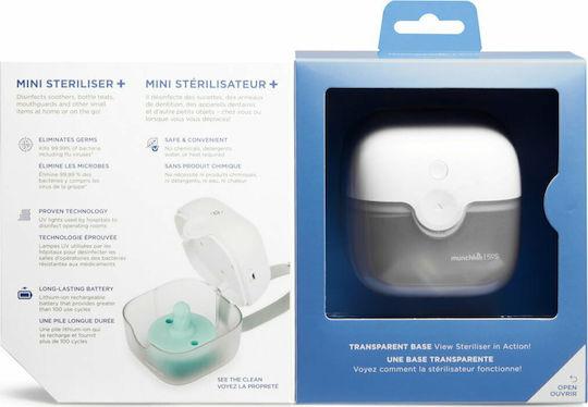 Munchkin Mini Sterilizer+ 59S Portabil Sterilizator pentru copii pentru 1 Suzetă