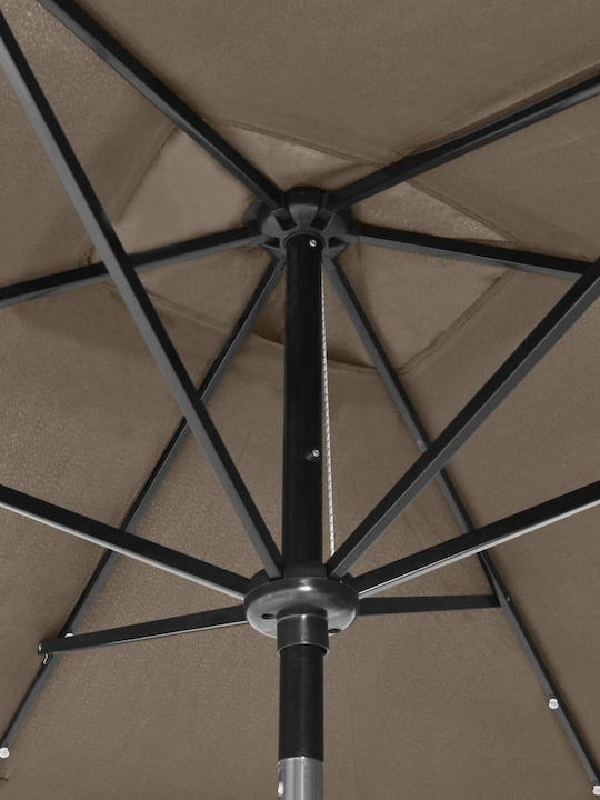 Τετράγωνη Μεταλλική Taupe 2x3m