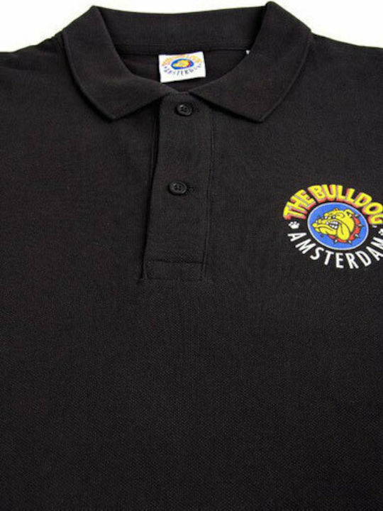 The Bulldog Amsterdam Original Polo Shirt Black